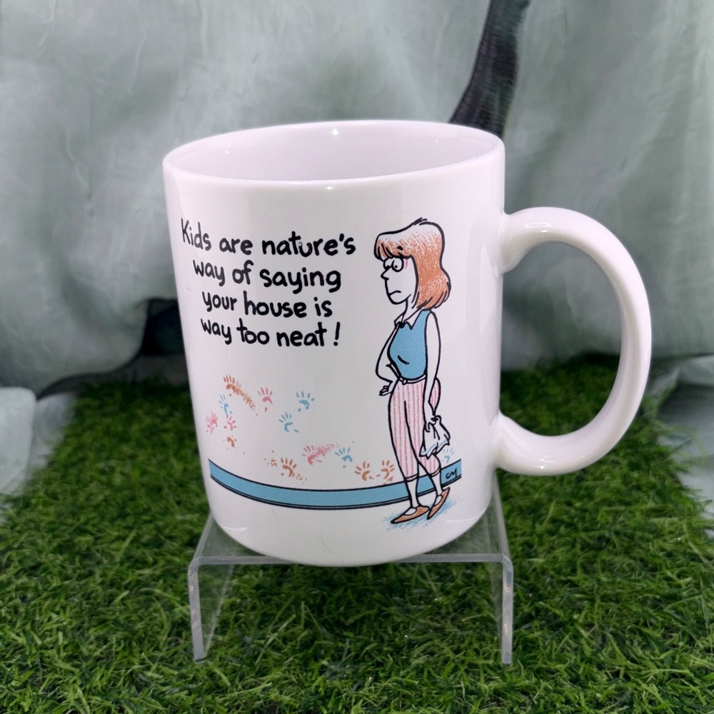 Vintage 1988 Shoebox Greetings Hallmark Ceramic Parenting Mug